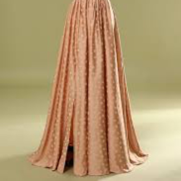 Gold Polka Dot Dress NWOT - Picture 9 of 9